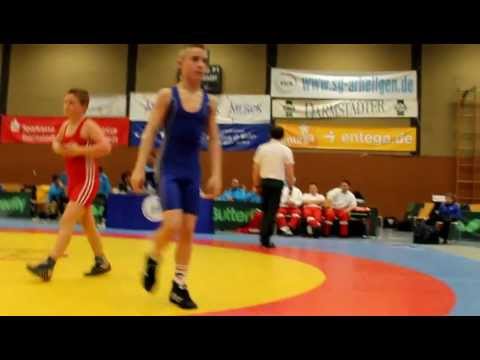Ringen DMM 2012  C-D Jugend ASV Hof  die letzten entscheidenden Minuten!!!