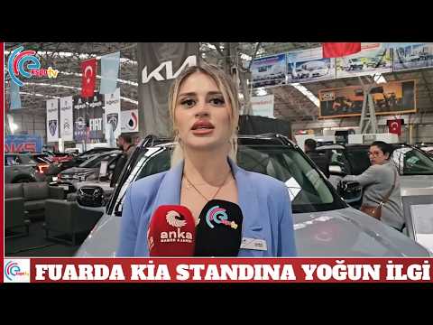 Fuarda Kia standına yoğun ilgi