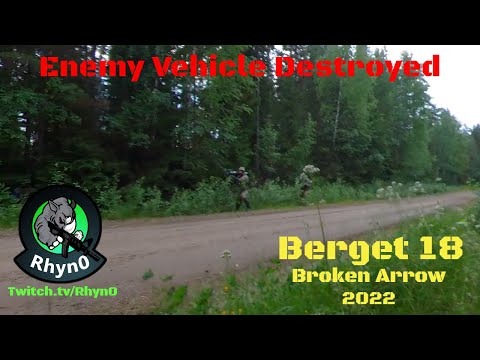 Enemy Vehicle Destroyed | Berget 18 - Broken Arrow