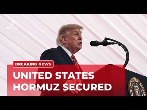 Trump Says US Secured Strait of Hormuz and Cleared All Mines Amid Iran Nuclear Warning