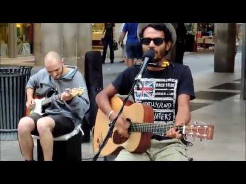 Edwin HALLELUJAH busking jam - feat. Valerio Papa - Milano 15/06/2014