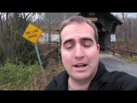 Gold Brook Covered Bridge - Emily's Bridge Video 1
