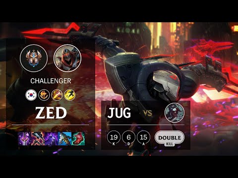 Zed Jungle vs Kayn - KR Challenger Patch 11.19