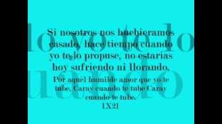 Juan Gabriel - Caray letra-Lyrics