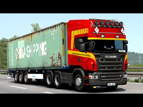 ETS2 1.47 Open Beta Scania R620 Nürnberg - Stuttgart