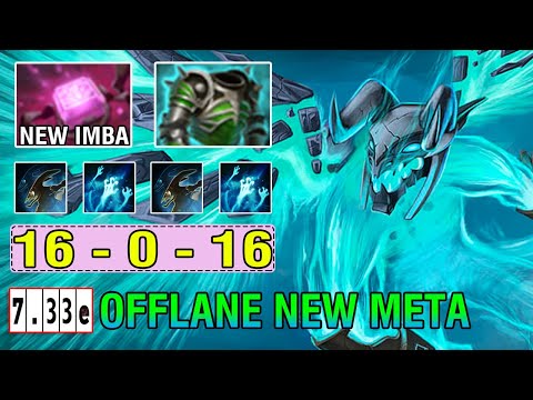 New Imba [Visage] Offlane Guide - Phylactery + AC Unstopable Gank All Map 16Kills - 0Death 7.33E