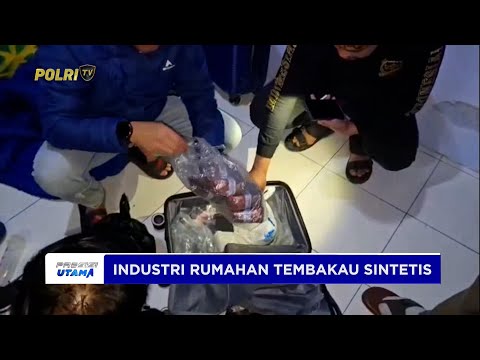 POLRES CIMAHI BONGKAR PRAKTIK HOME INDUSTRI TEMBAKAU SINTETIS