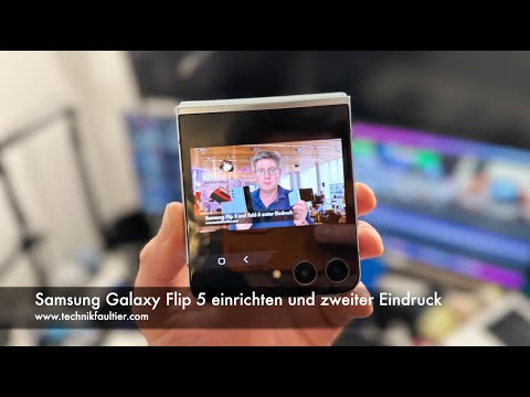 Setting up the Samsung Galaxy Flip 5 and second impressions