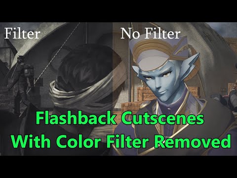 Xenoblade 2 Flashback & Nightmare Scenes with Color Filter Removed