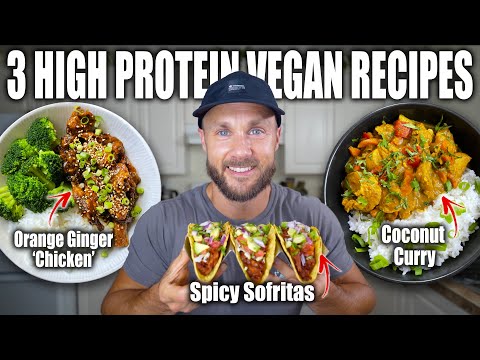 Vegan Orange "Chicken" and Spicy Sofritas Soy Curls