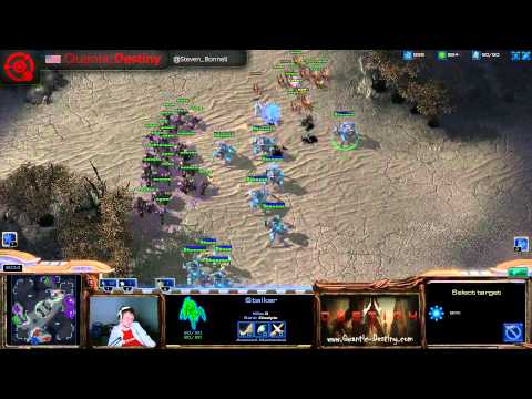 Destiny, Ailuj play 4v4 vs. Deezer - Starcraft 2 Ladder
