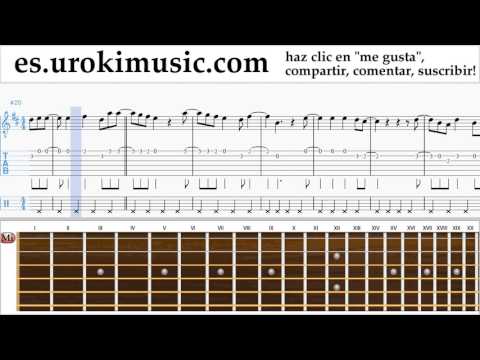 Tutorial de Guitarra Cash Cash feat Conor Maynard - All My Love Clases Notas um-i927