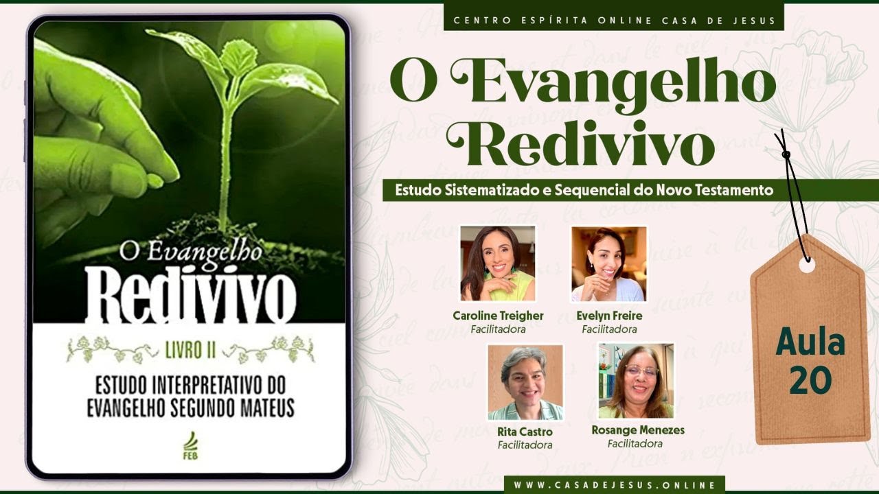 O sermão da montanha: dar esmola e... | Aula 20 | Evangelho Redivivo - O Novo Testamento - Livro II