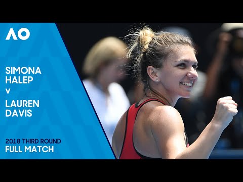 Simona Halep v Lauren Davis Full Match | Australian Open 2018 Third Round