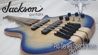 Video thumbnail for NEW!!!! Jackson Pro Series Spectra Bass SBA V Full Demo by Bully Thakidd