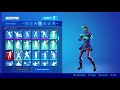 Snowbell Skin!!  Showcase with almost all emotes from fortnite 🎄
