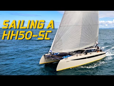 TEST SAILING a HH50 SC Performance Catamaran 'Synergy'
