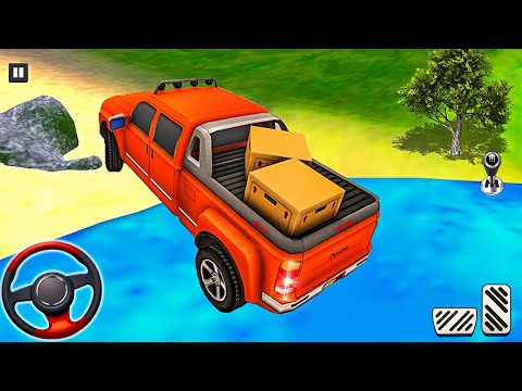 Offroad Pickup Truck Driving Simulator - American Cargo Truck Driver - Android Gameplay