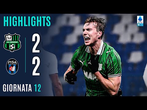 Video highlights della Sassuolo vs Pisa (2 a 2) - Giornata 12 - Fantacalcio e fantamedie