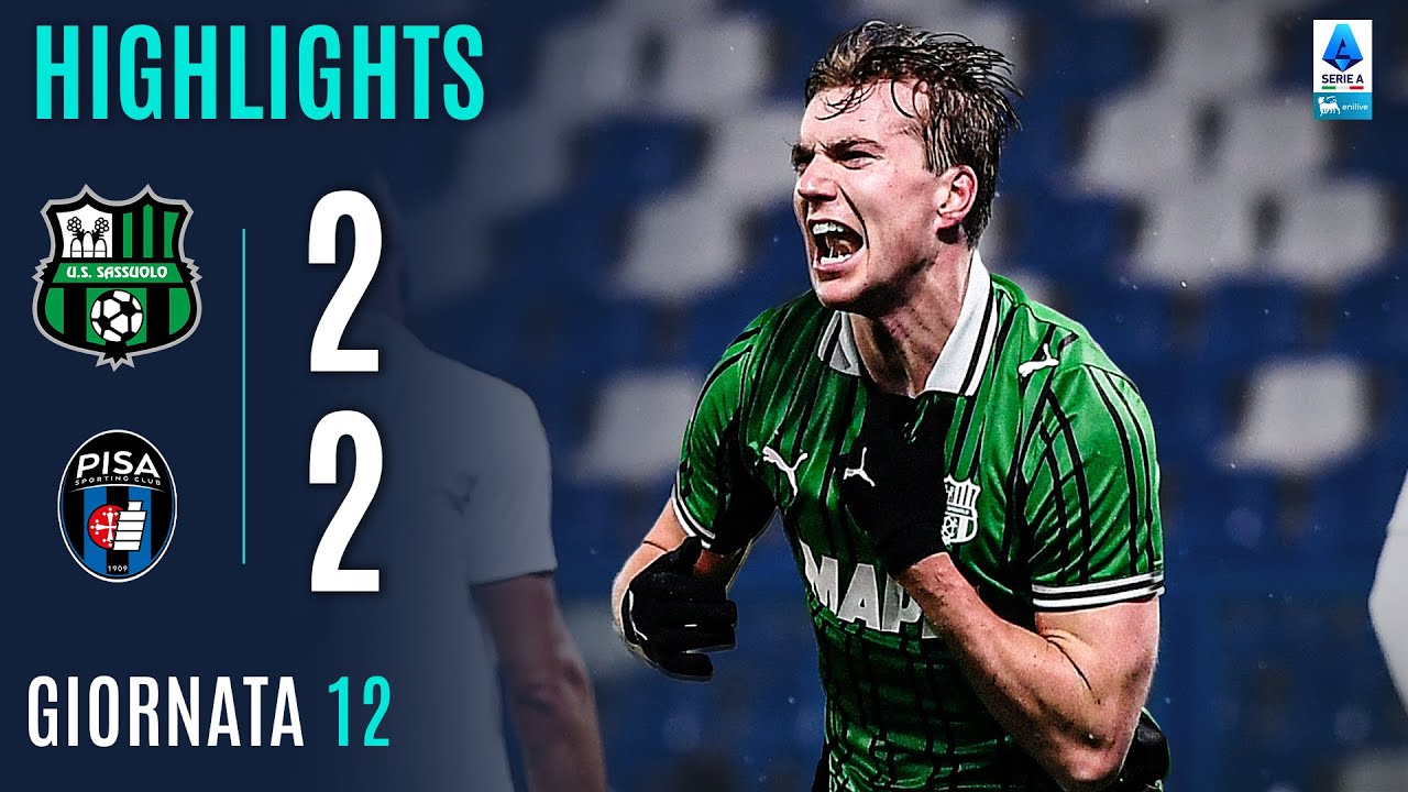 SASSUOLO-PISA 2-2 | HIGHLIGHTS | 12ª GIORNATA | SERIE A ENILIVE 2025/26