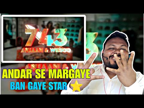 Saat4teen - Anjaan x @wesco.43 REACTION VIDEO |official music video|Prodby@prodbyantariksh
