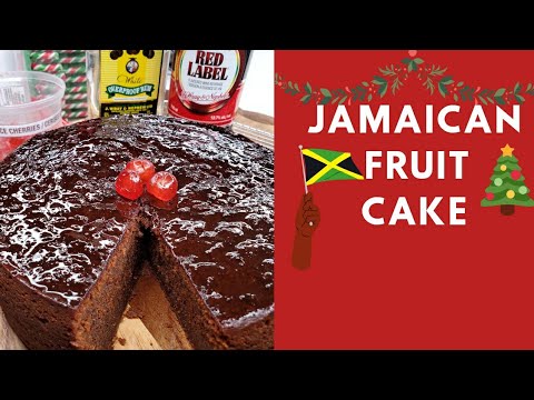 Jamaican Fruit cake | Christmas Cake| How to make Fruit cake