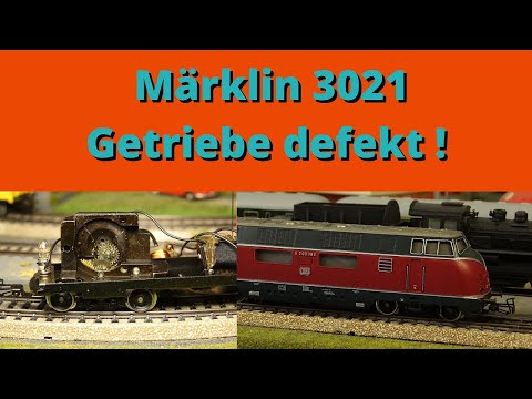 My first gearbox damage on a Märklin locomotive! Gear repair, gear replacement