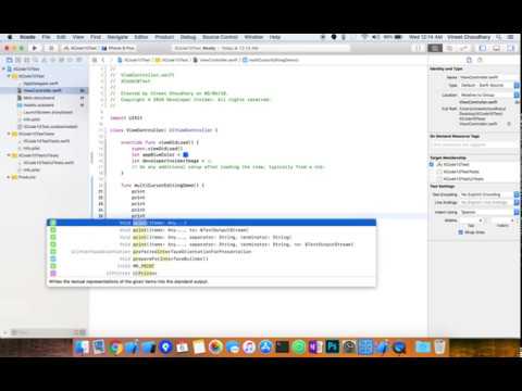 Xcode 10 Source Editor now Supports Multi-Cursor Editing