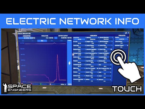 Electric Network Info [Touch App] - Space Engineers