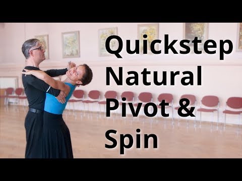 Quickstep Intermediate Routine with Natural Pivot Tun and natural Spin Turn