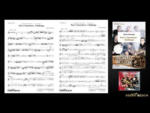 Pezi´s Tenorhorn - Challenge | Originalnoten Viera Blech