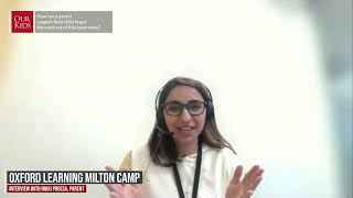 Oxford Learning Milton Camp video review by Parent Nikki Prgesa