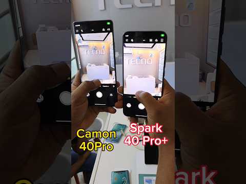 Tecno Camon 40 Pro Vs Tecno Spark 40 Pro+ AI Wide Camera Zooming Test