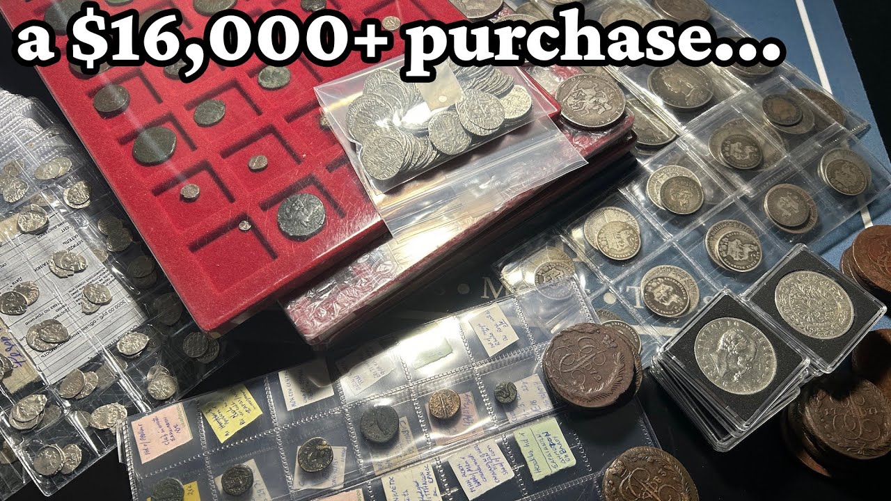 Unboxing $16,000 (!!) of Rare Coins - Ancient, World, & Silver Coin Collection + Hoard Unboxings