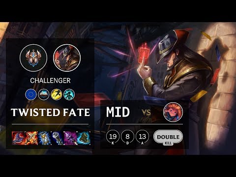 Twisted Fate Mid vs Zoe - EUW Challenger Patch 10.12