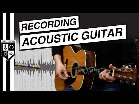 How To Record Acoustic Guitar [with Focusrite Scarlett 2i2 3rd Gen]