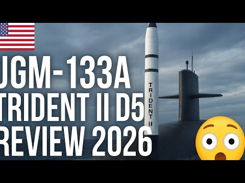 UGM-133A Trident II D5 Review 2026 | America’s Deadliest Submarine Missile 😱