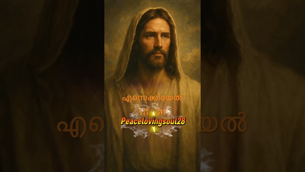 ✨Ezekiel  18 : 30✨✨എസെക്കിയേല്‍ 18 : 30✨
