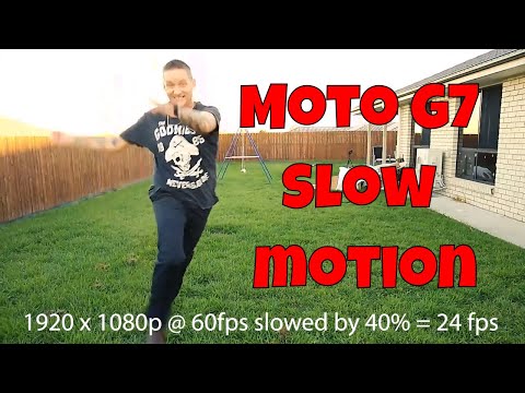 Moto G7 Slow motion