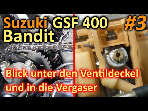 Suzuki Bandit 400 Vergaser & Ventilsteuerung Fotos / carburetors & valvetrain photos
