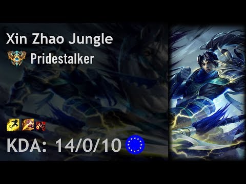 Xin Zhao Jungle vs Gragas - Pridestalker - EUW Challenger Patch 7.21