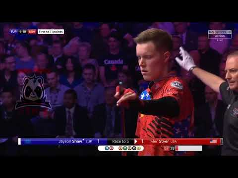 Masconi cup [ Jason Shaw vs Tyler Styer ] kejuaraan bilyard dunia