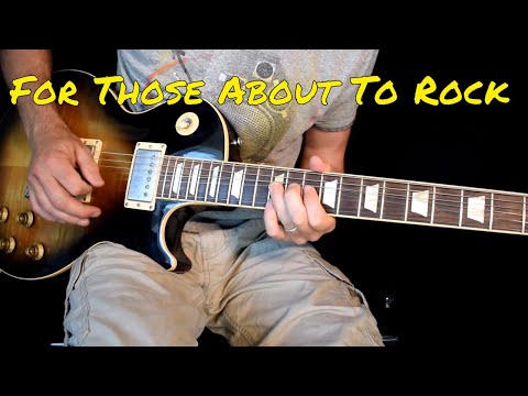 AC/DC - For Those About To Rock (We Salute You) cover