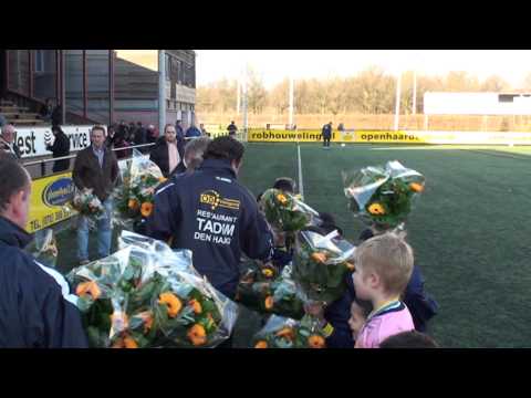 Huldiging najaarskampioen 4e klasse Haaglandia F5
