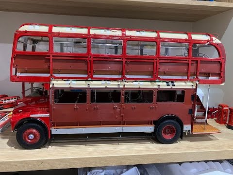 The big red bus part 17 - Building the 1/12 scale Agora models Routemaster London bus