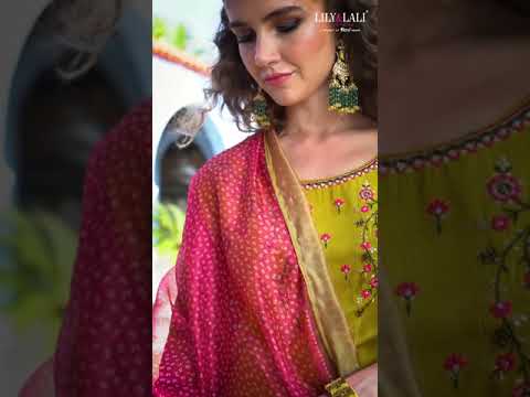 Lily &amp; Lali Bandhej Fancy Viscose Rayon Wholesale Readymade Suits Catalog – product video thumbnail