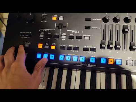 First impressions playing on Yamaha Genos. Overview and review