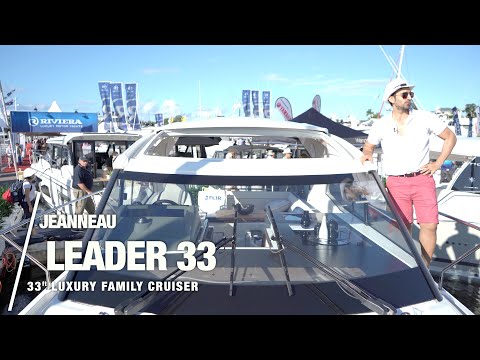 Jeanneau Leader 33 | LUXURY Family Cruiser Motor Boat | Yacht Tour REVIEW