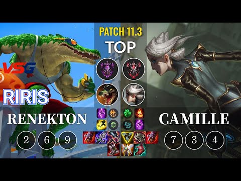 VSG Riris Renekton vs Camille Top - KR Patch 11.3