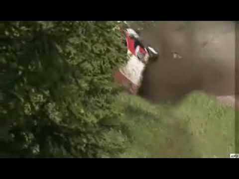 Lancia Stratos — historic rally crash